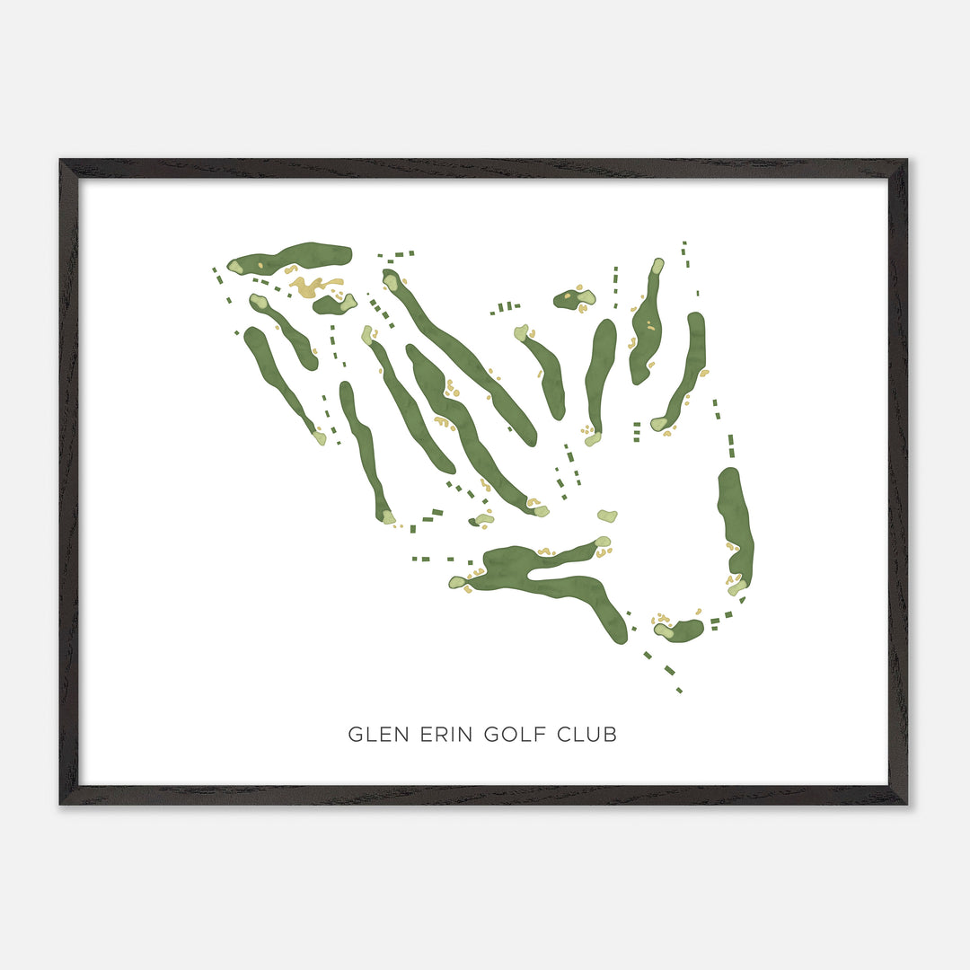 Print of Glen Erin Golf Club Modern Map