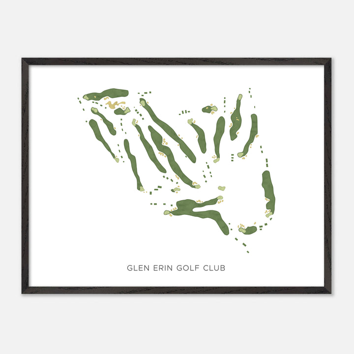 Print of Glen Erin Golf Club Modern Map