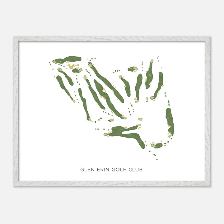 Print of Glen Erin Golf Club Modern Map