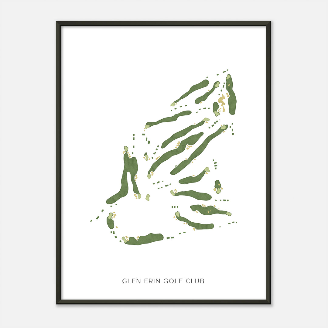 Print of Glen Erin Golf Club Modern Map