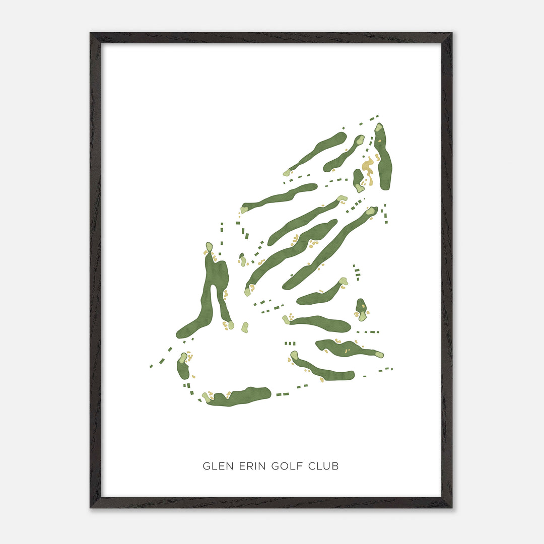 Print of Glen Erin Golf Club Modern Map