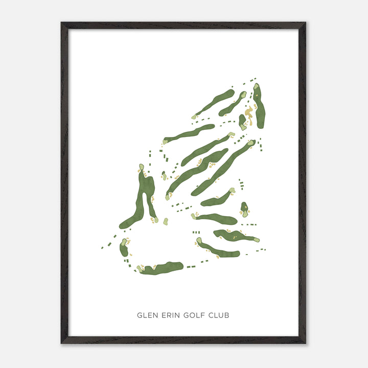 Print of Glen Erin Golf Club Modern Map
