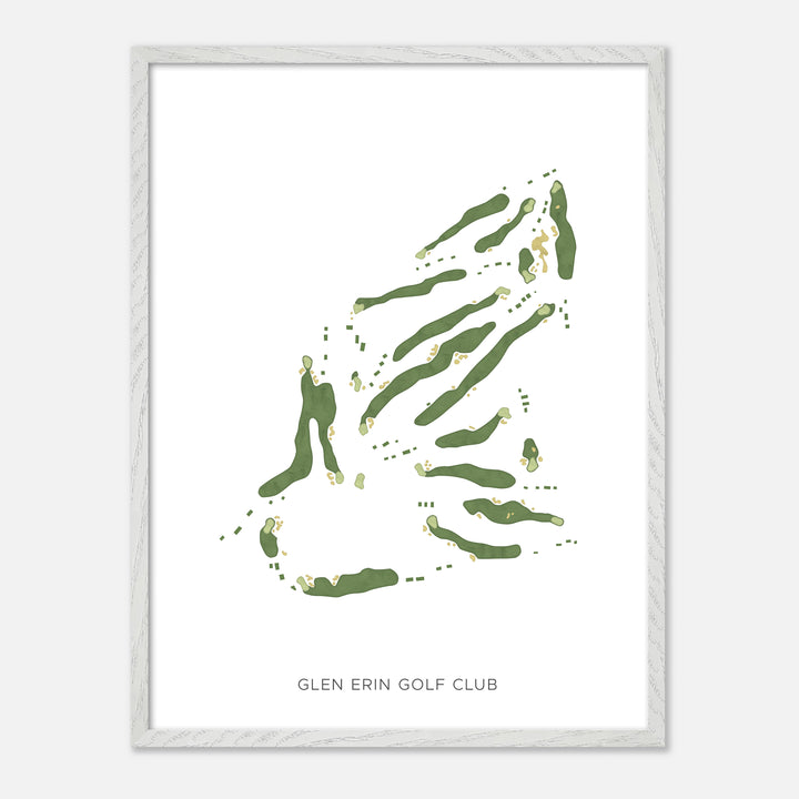 Print of Glen Erin Golf Club Modern Map