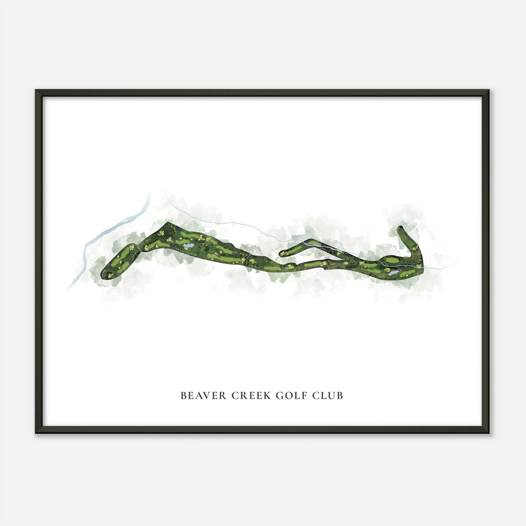 Print of Beaver Creek Golf Club Classic Map