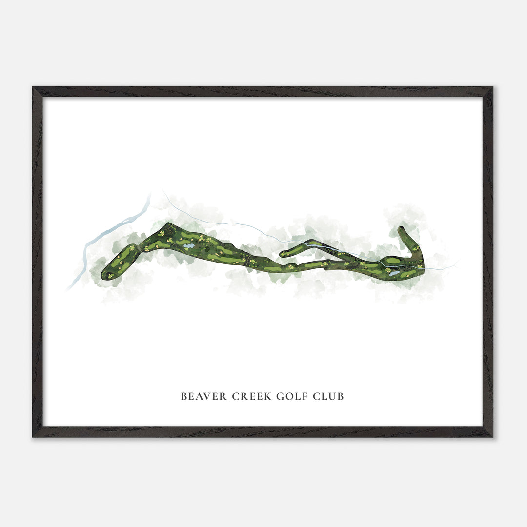 Print of Beaver Creek Golf Club Classic Map