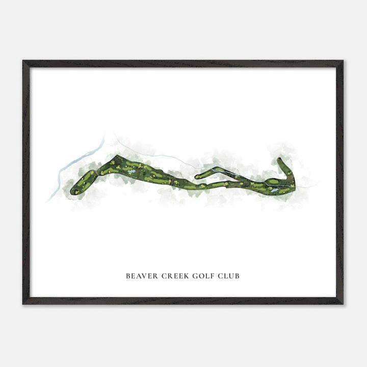 Print of Beaver Creek Golf Club Classic Map