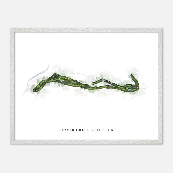 Print of Beaver Creek Golf Club Classic Map