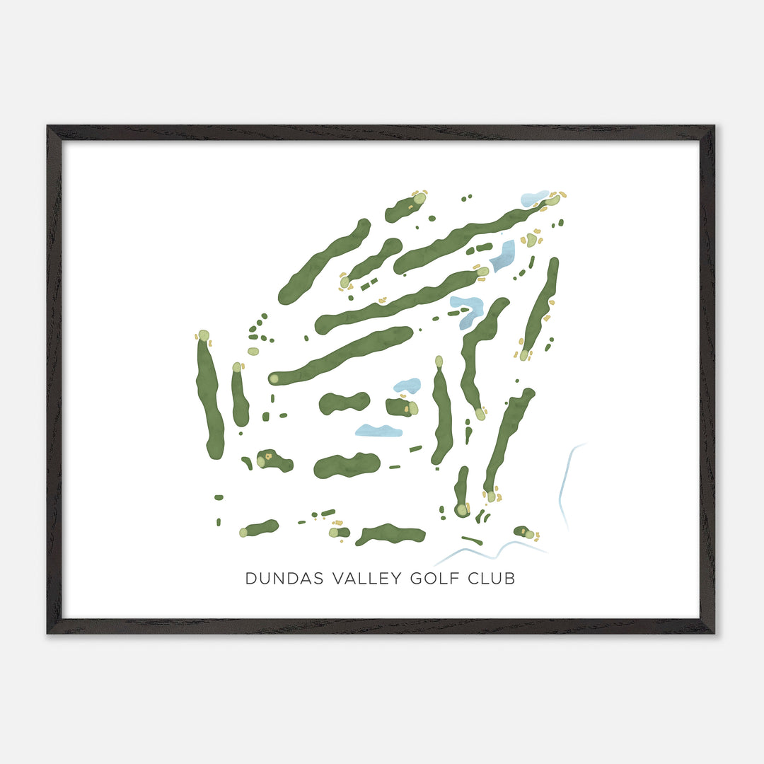 Print of Dundas Valley Golf Club Modern Map