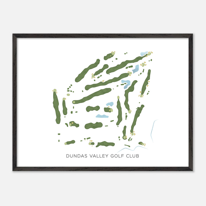 Print of Dundas Valley Golf Club Modern Map
