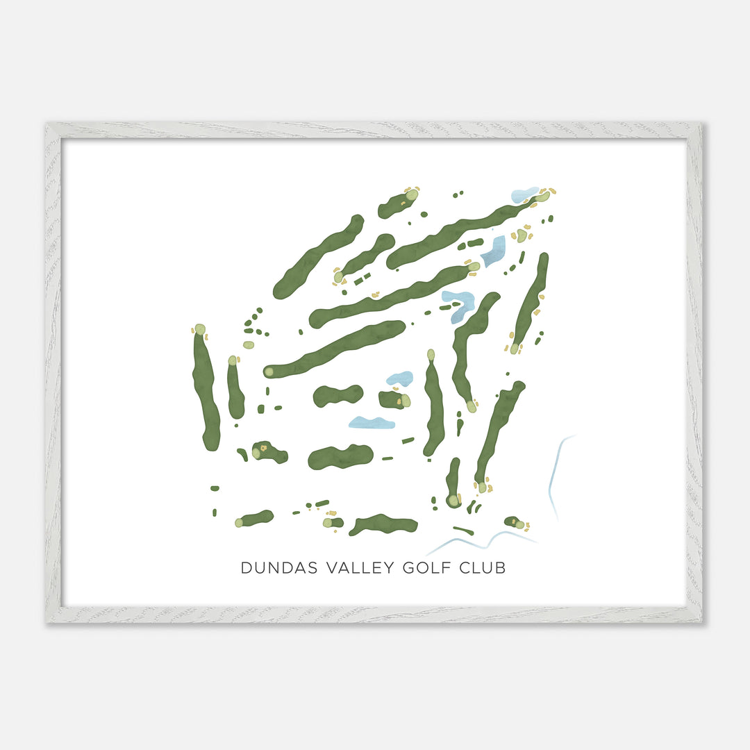 Print of Dundas Valley Golf Club Modern Map