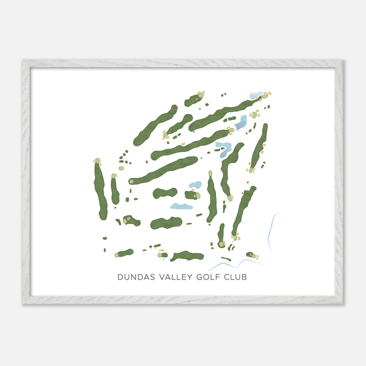 Print of Dundas Valley Golf Club Modern Map