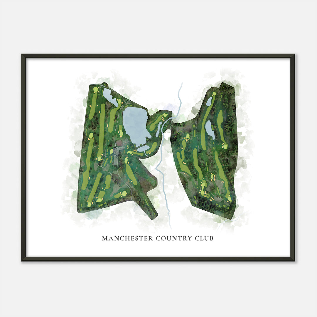 Print of Manchester Country Club Classic Map