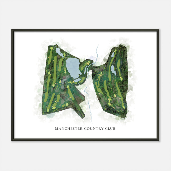 Print of Manchester Country Club Classic Map