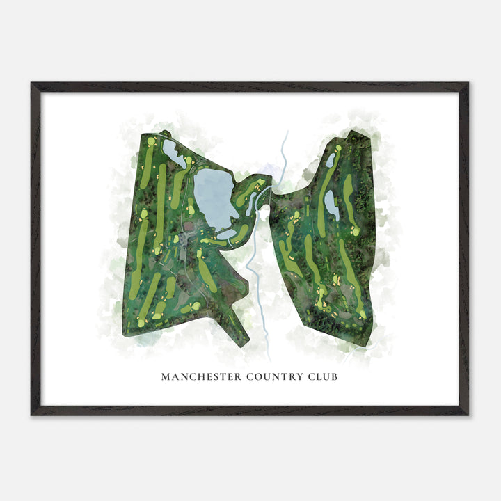 Print of Manchester Country Club Classic Map