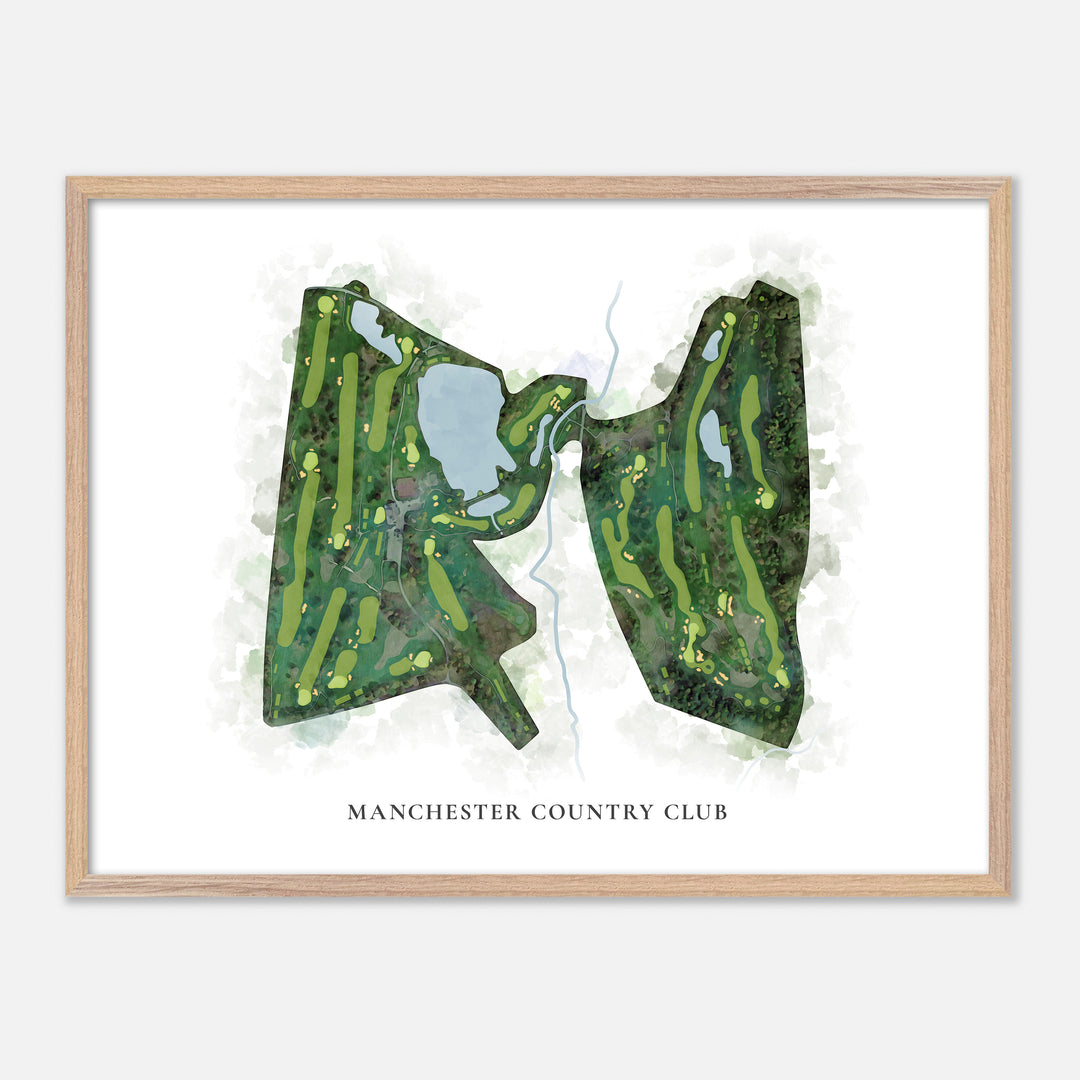 Print of Manchester Country Club Classic Map