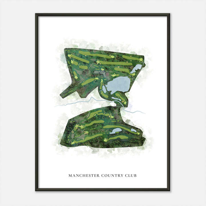 Print of Manchester Country Club Classic Map