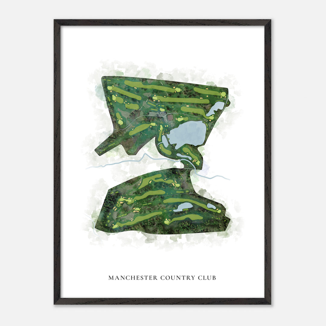Print of Manchester Country Club Classic Map