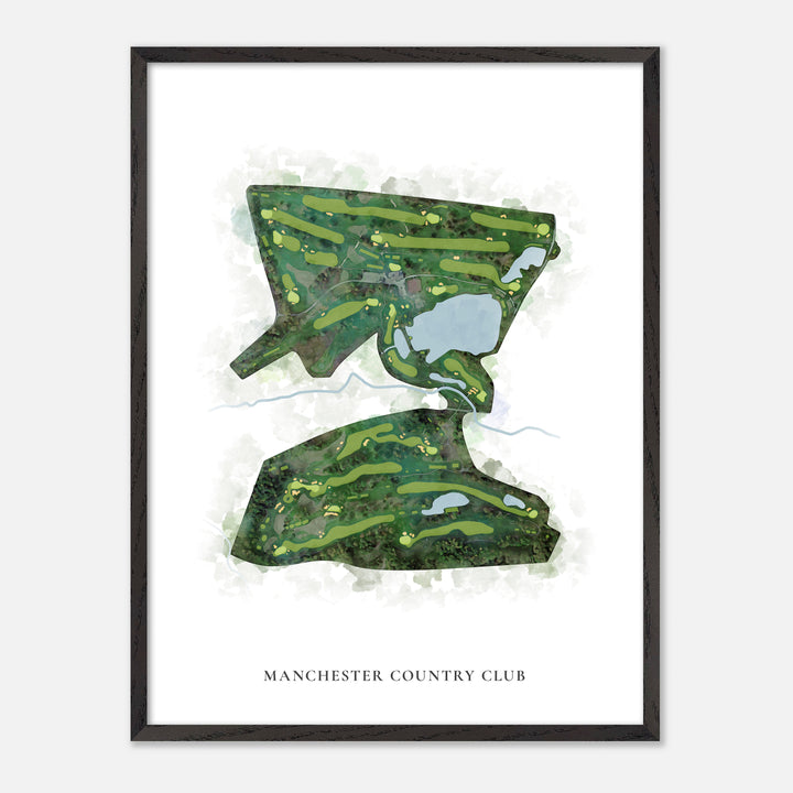 Print of Manchester Country Club Classic Map