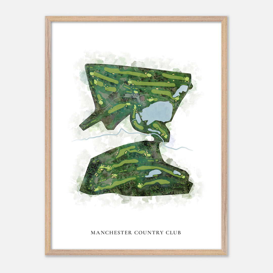 Print of Manchester Country Club Classic Map