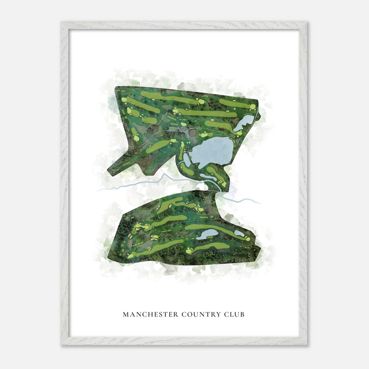 Print of Manchester Country Club Classic Map
