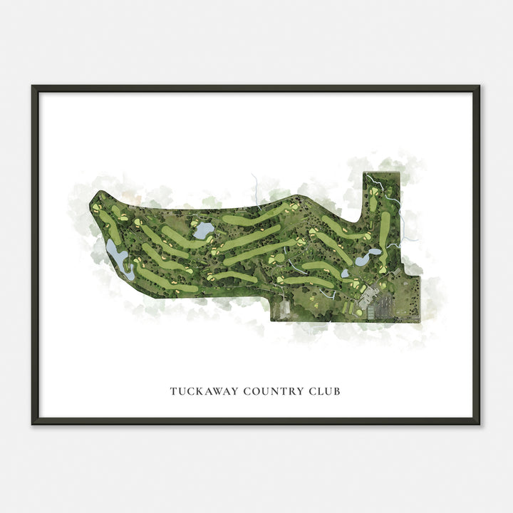 Print of Tuckaway Country Club Classic Map