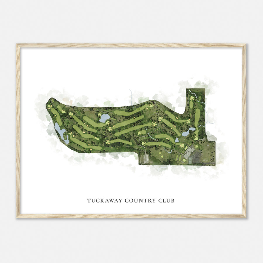 Print of Tuckaway Country Club Classic Map