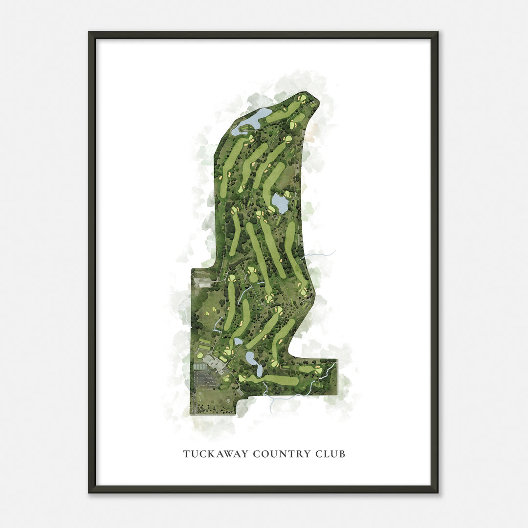 Print of Tuckaway Country Club Classic Map