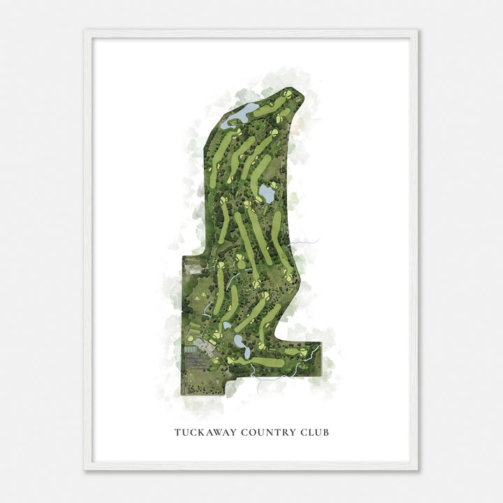 Print of Tuckaway Country Club Classic Map