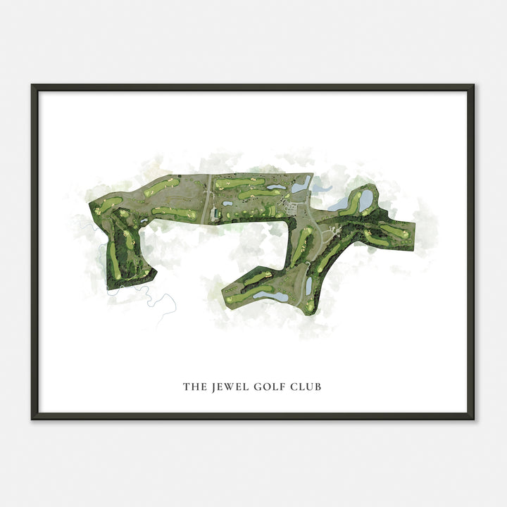 Print of The Jewel Golf Club Classic Map