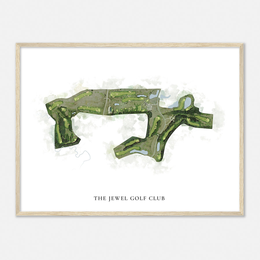 Print of The Jewel Golf Club Classic Map