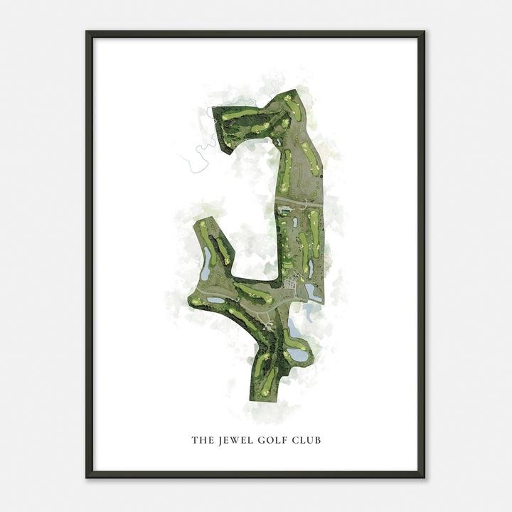 Print of The Jewel Golf Club Classic Map