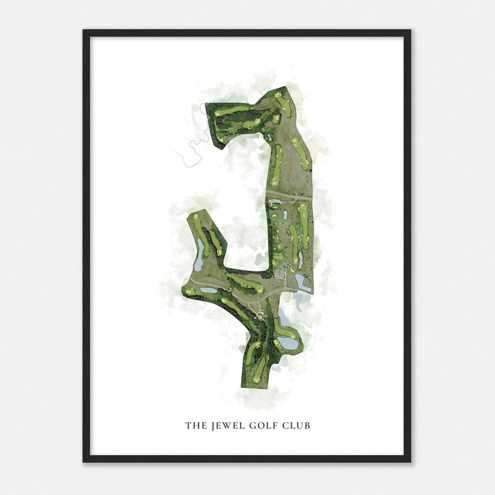 Print of The Jewel Golf Club Classic Map