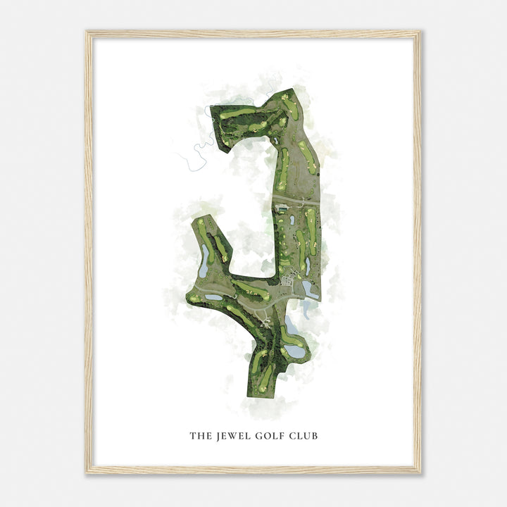Print of The Jewel Golf Club Classic Map