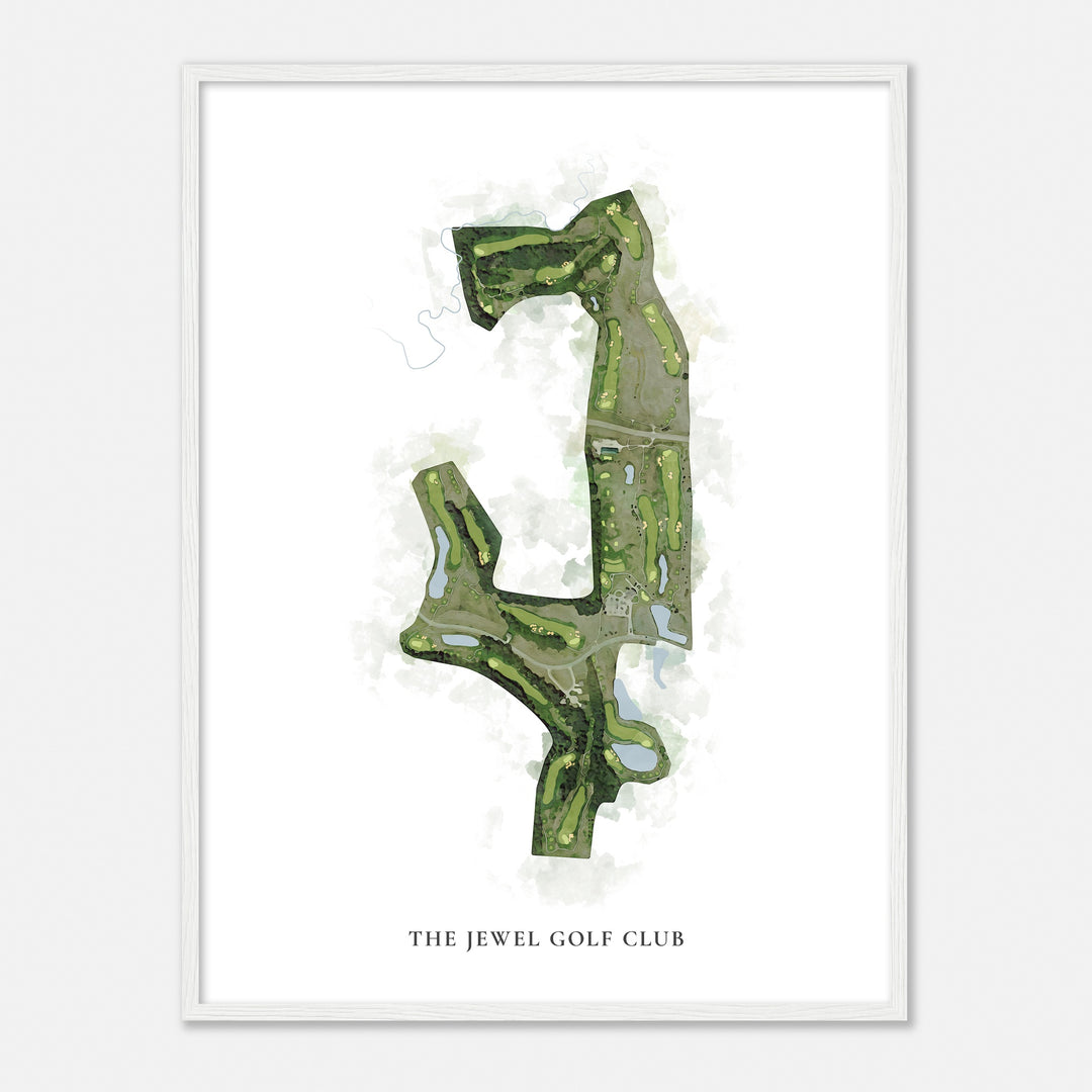 Print of The Jewel Golf Club Classic Map