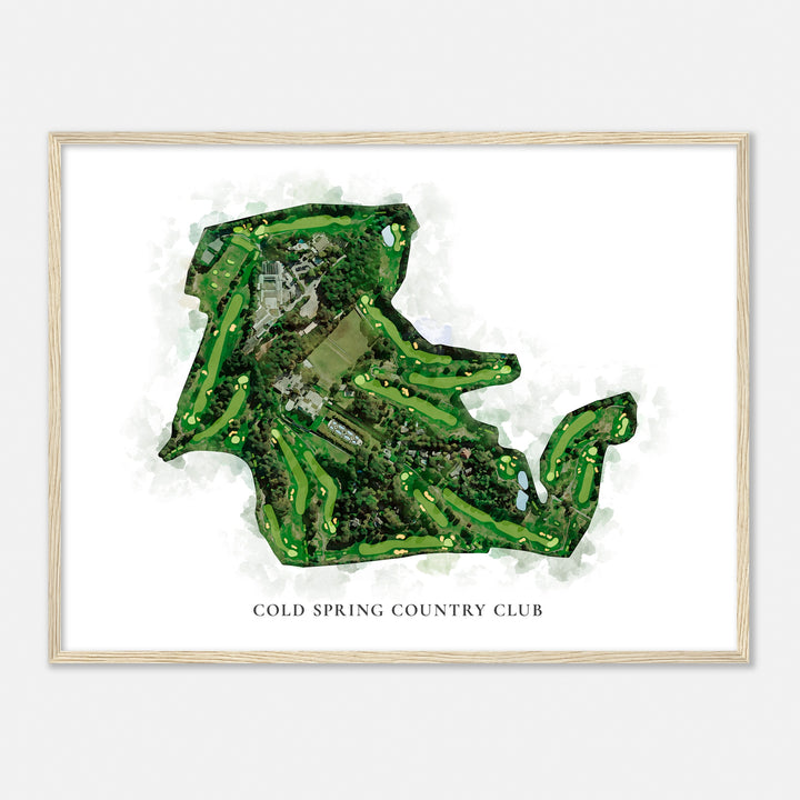 Print of Cold Spring Country Club Classic Map