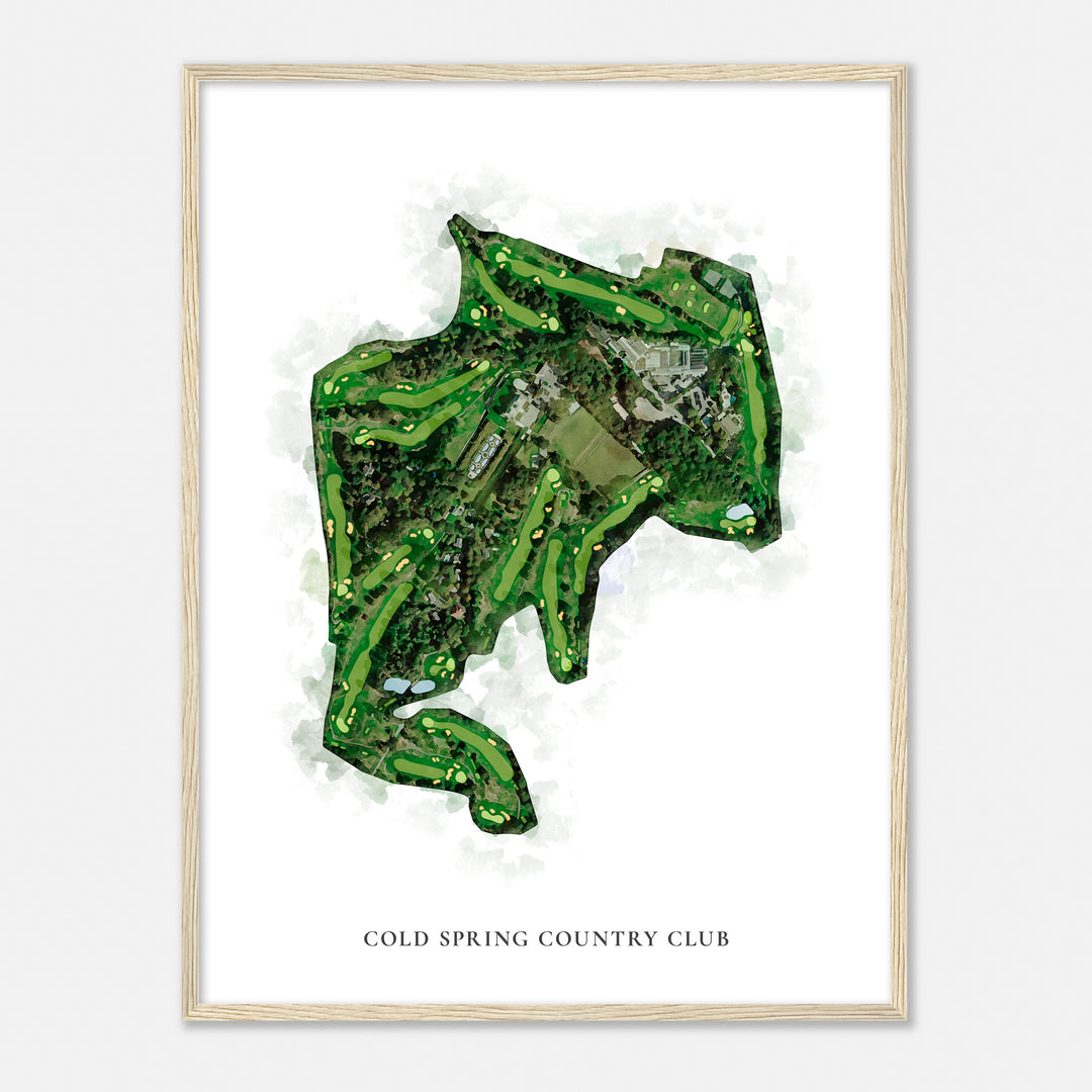 Print of Cold Spring Country Club Classic Map