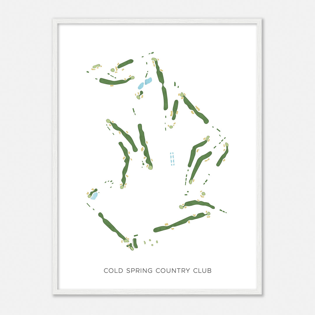 Print of Cold Spring Country Club Modern Map