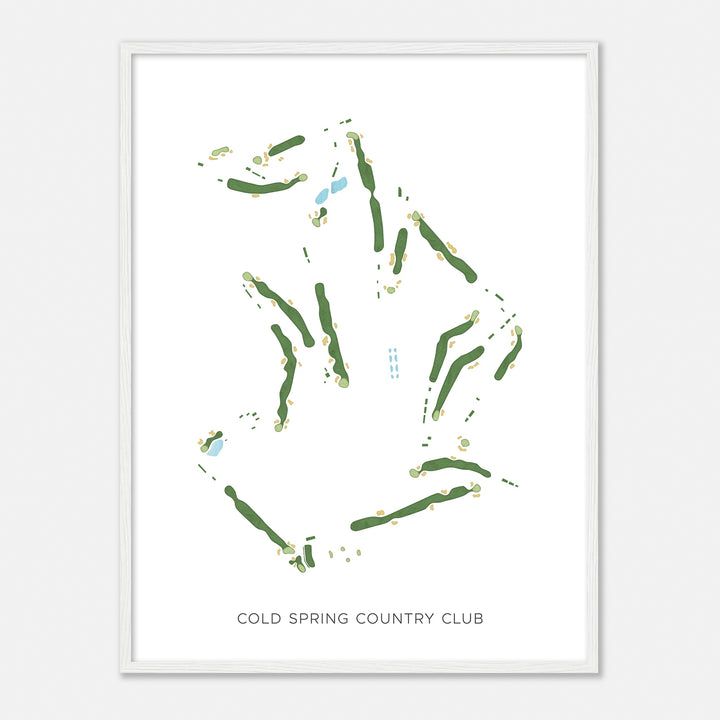 Print of Cold Spring Country Club Modern Map