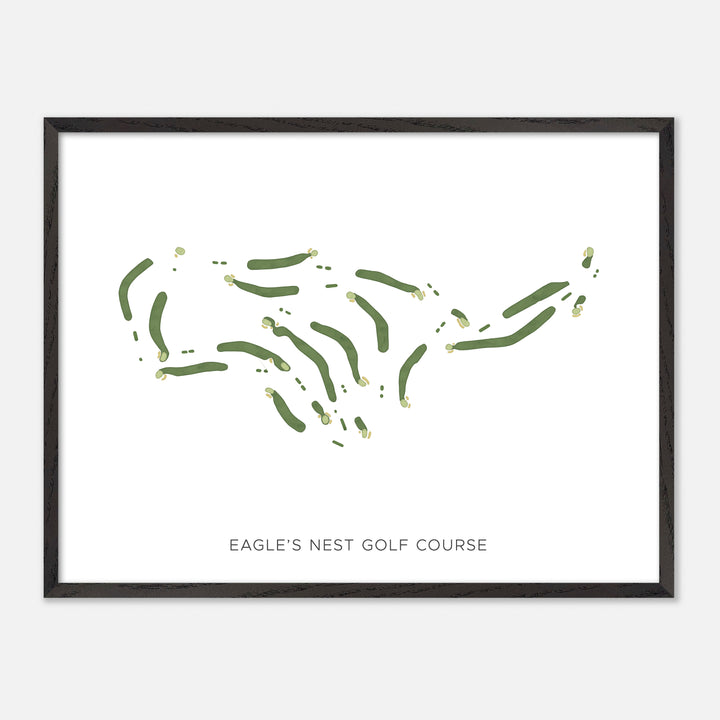 Print of Eagle'S Nest Golf Course Modern Map