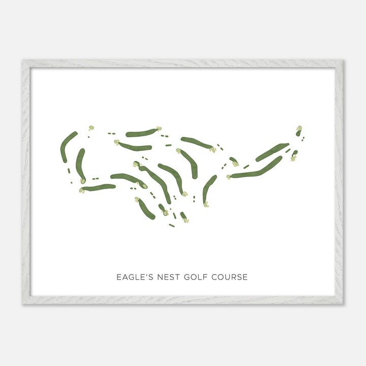Print of Eagle'S Nest Golf Course Modern Map