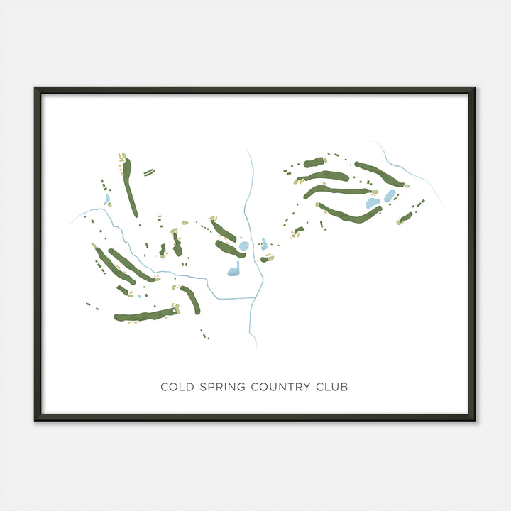 Print of Cold Spring Country Club Modern Map