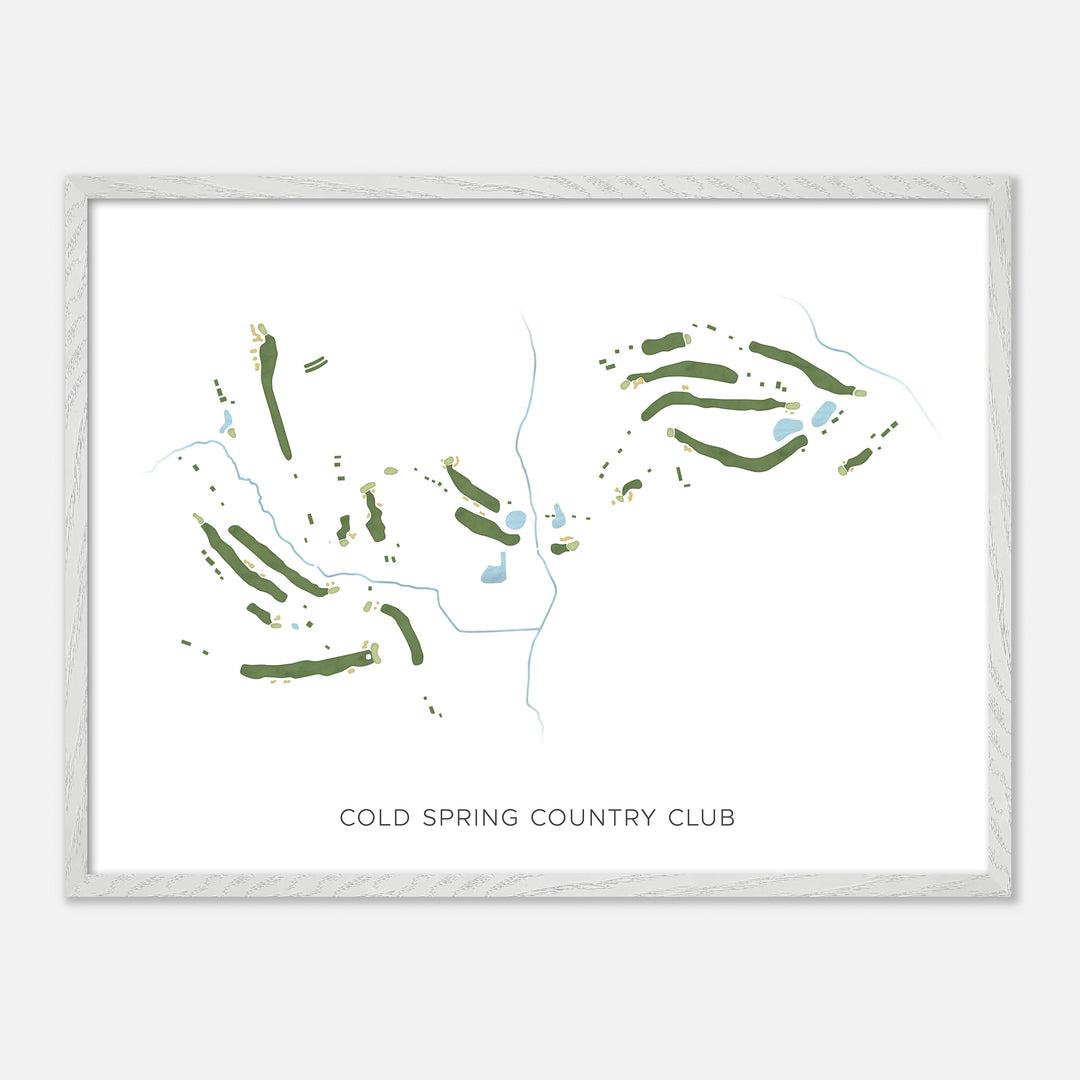 Print of Cold Spring Country Club Modern Map