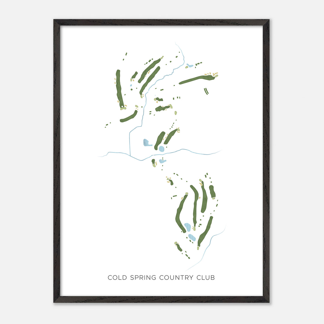 Print of Cold Spring Country Club Modern Map