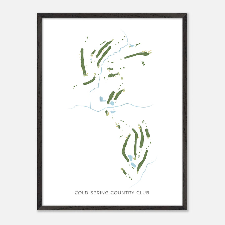 Print of Cold Spring Country Club Modern Map