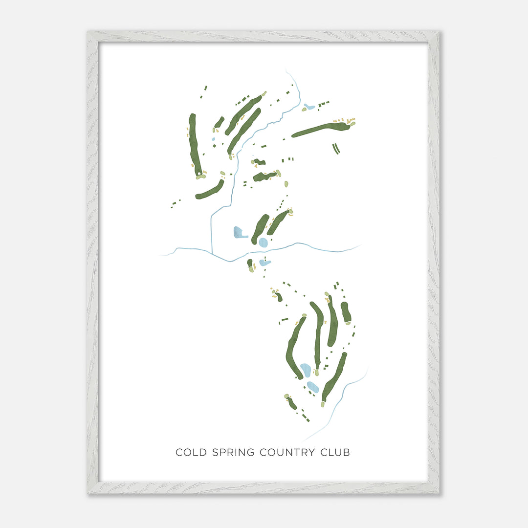 Print of Cold Spring Country Club Modern Map