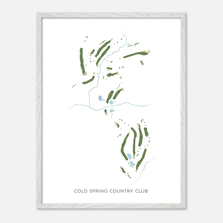 Print of Cold Spring Country Club Modern Map