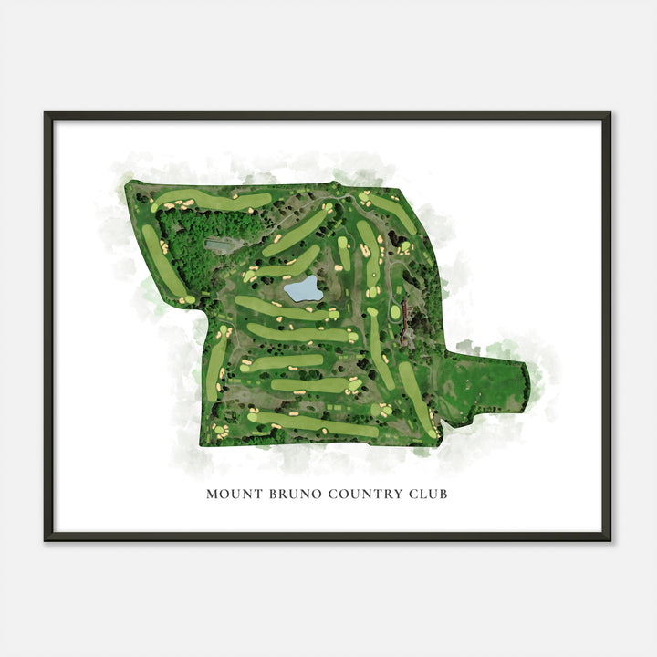 Print of Mount Bruno Country Club Classic Map
