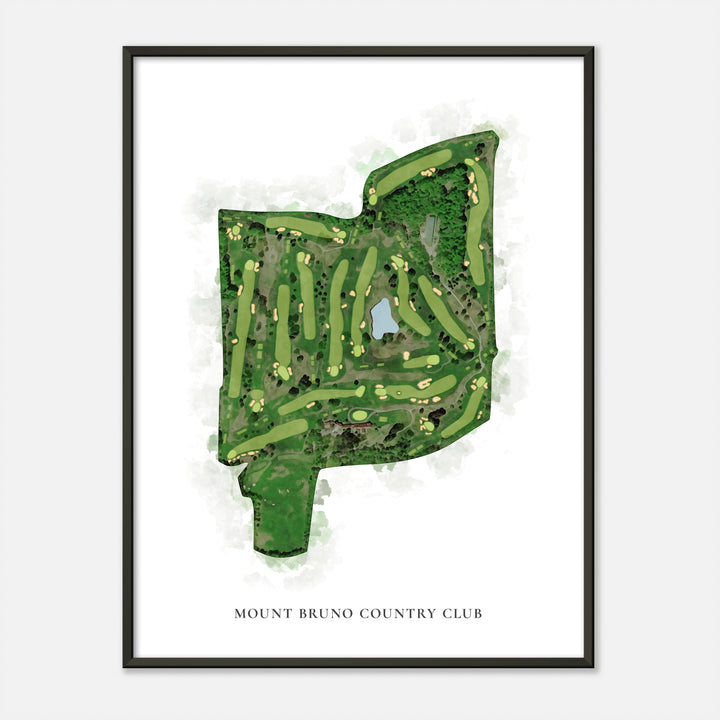 Print of Mount Bruno Country Club Classic Map