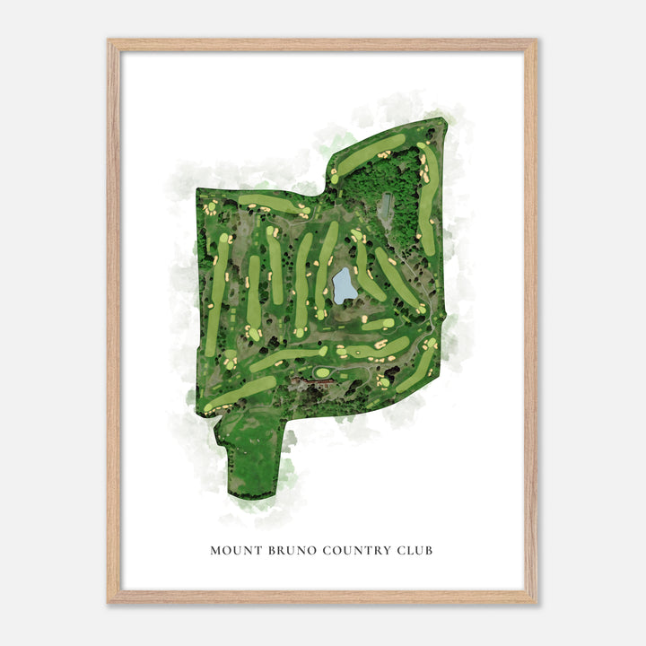 Print of Mount Bruno Country Club Classic Map