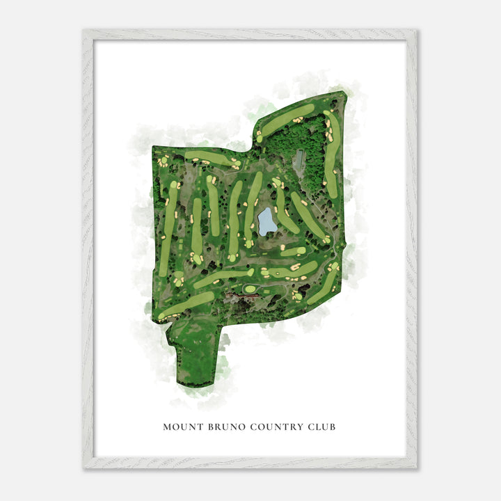 Print of Mount Bruno Country Club Classic Map